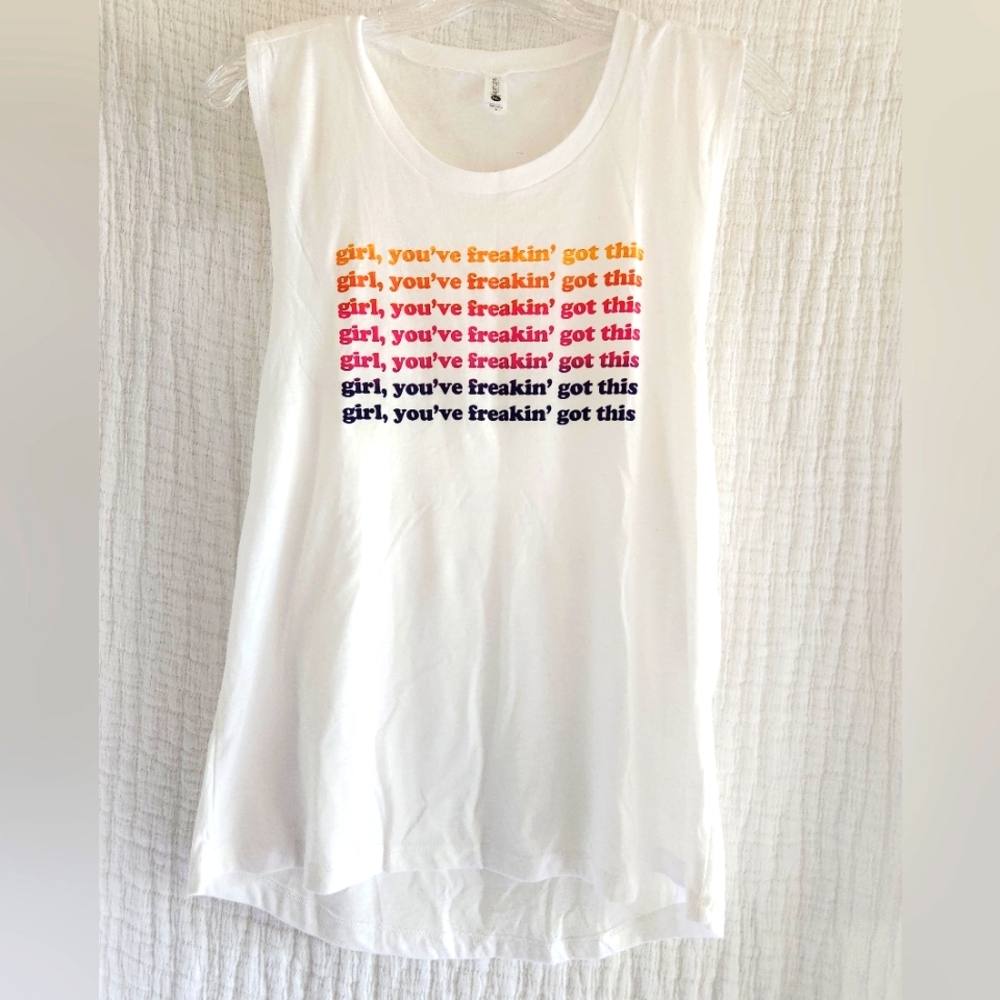 "Girl, You've Freakin' Got This" workout tank